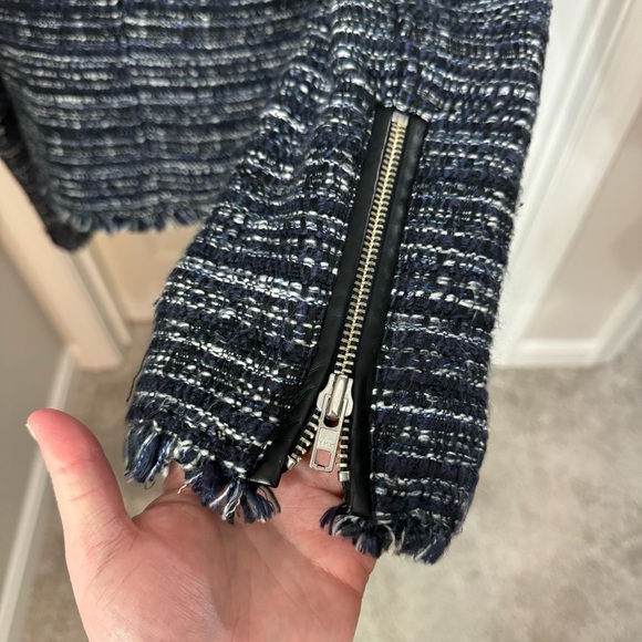 Free People Nicole Tweed Zipper Moto Jacket - Picture 11 of 15